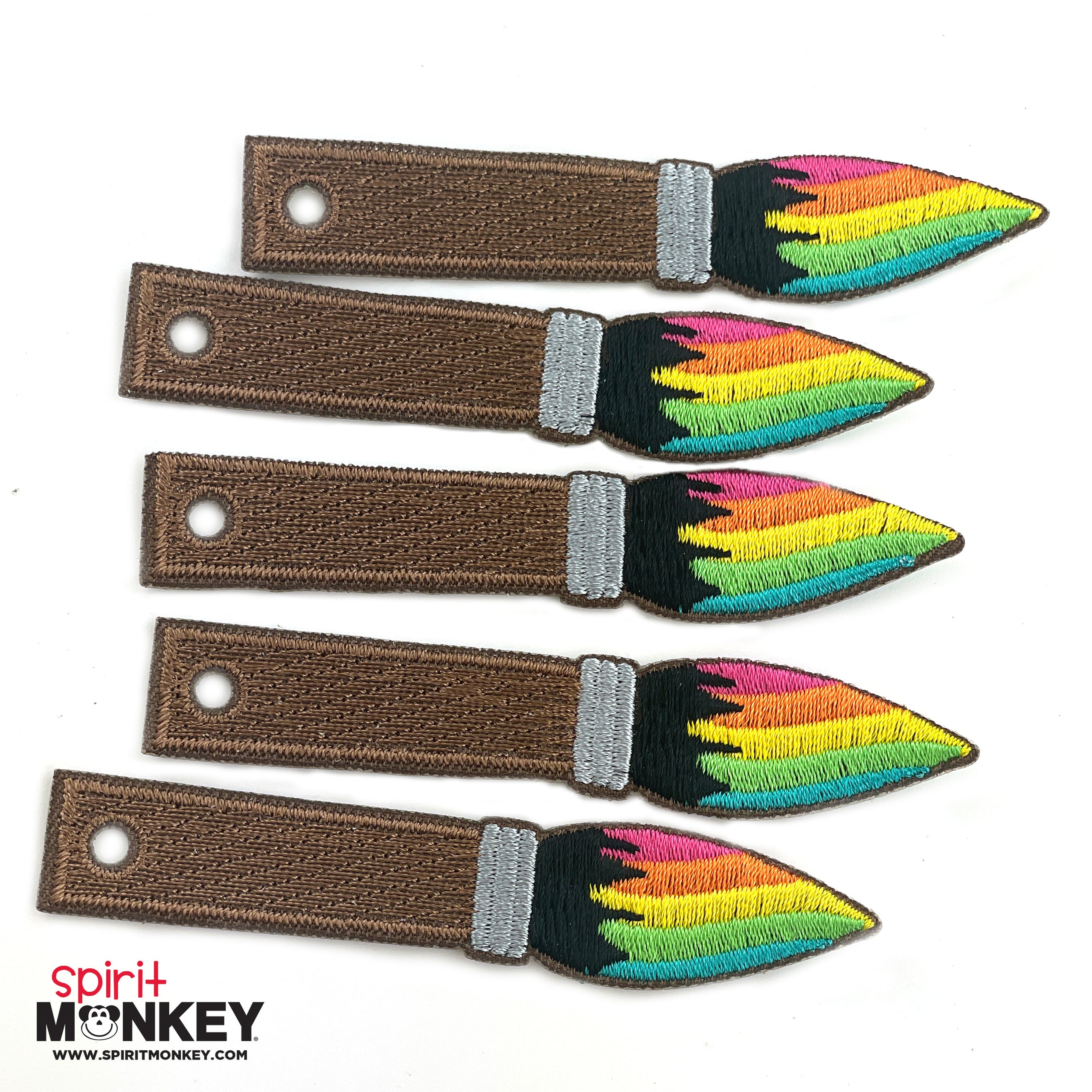 Paintbrush 5Pack Spirit Sticks® Patches Spirit Monkey Store