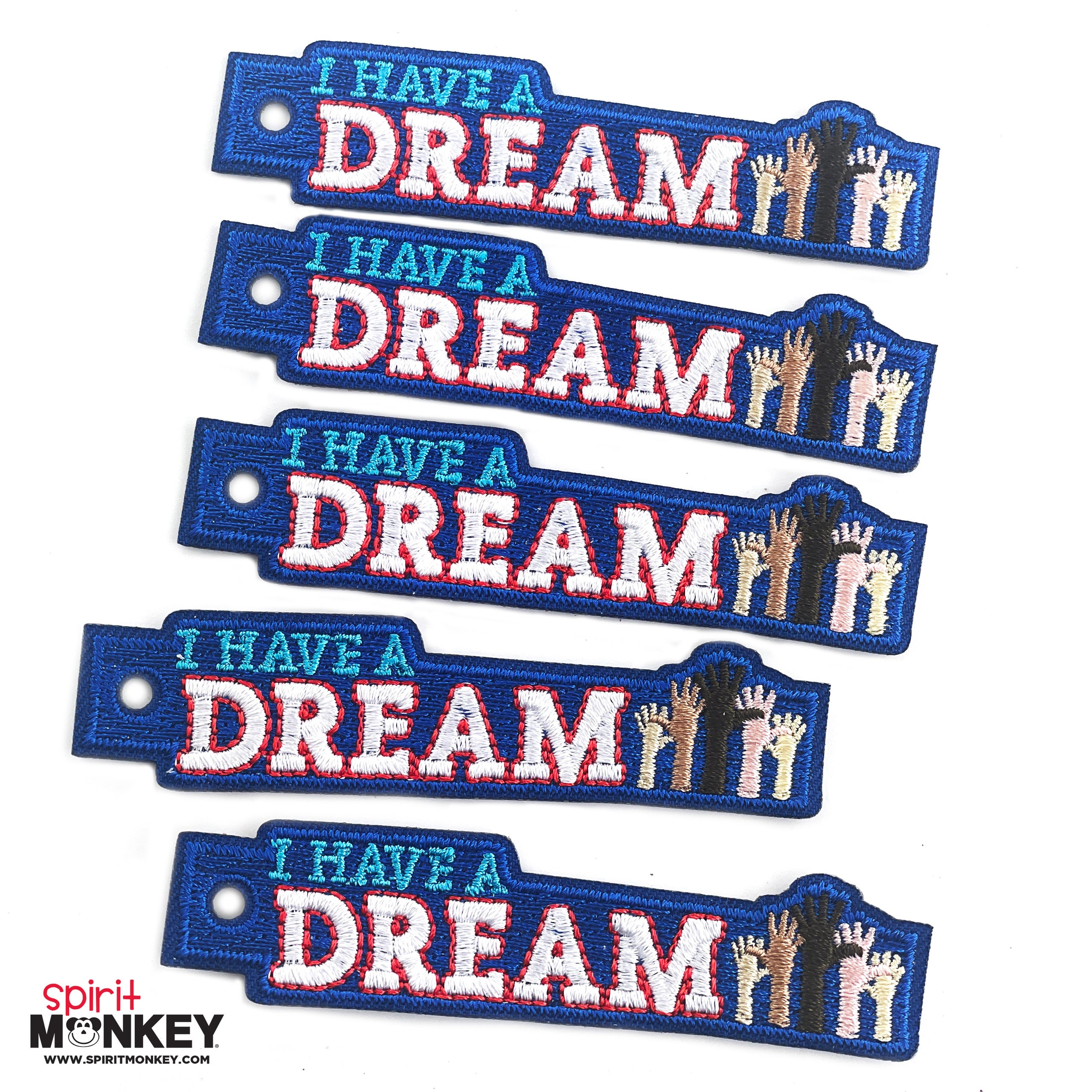 I Have A Dream 5Pack Spirit Sticks® Patches Spirit Monkey Store